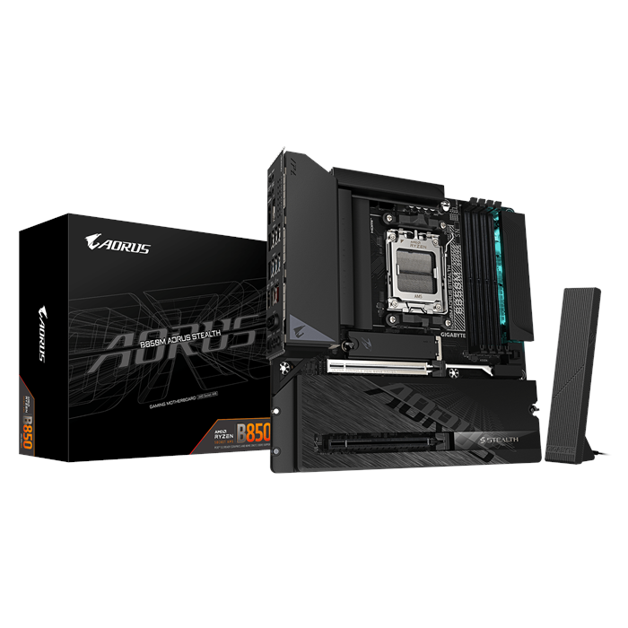 مادربرد گیگابایت مدل B850M AORUS STEALTH AM5 — 2